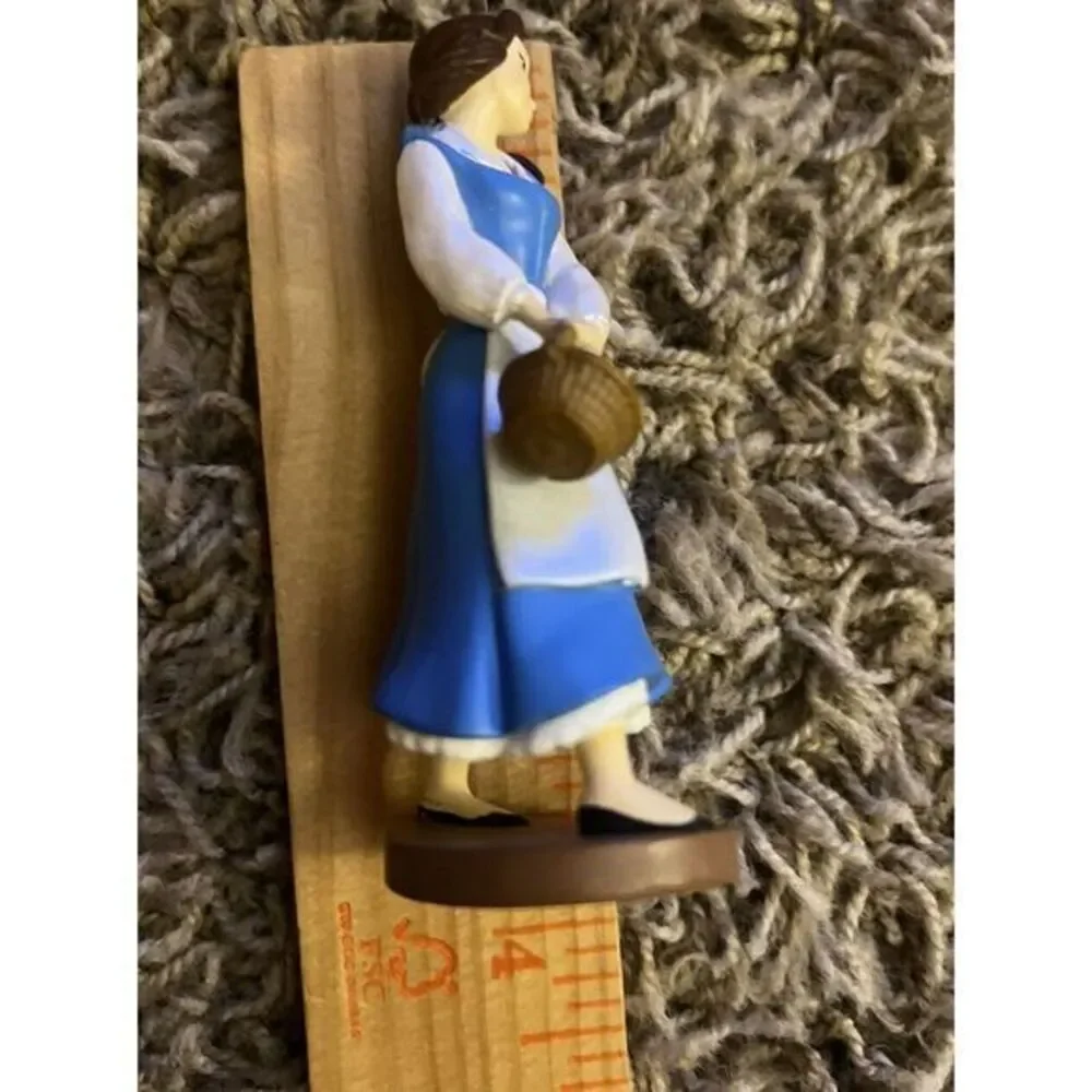 BELLE & BEAST Figures Beauty and the Beast Disney PVC Toy Set of 2 Cake Toppers‎